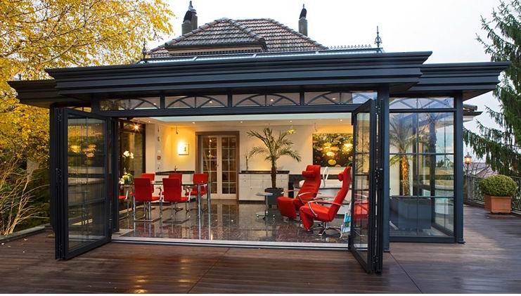 铝合金折叠门系列阳光房